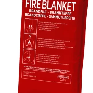 Brandfilt Housegard Silikonbelagd 120x180 cm Röd Nedsatt pris