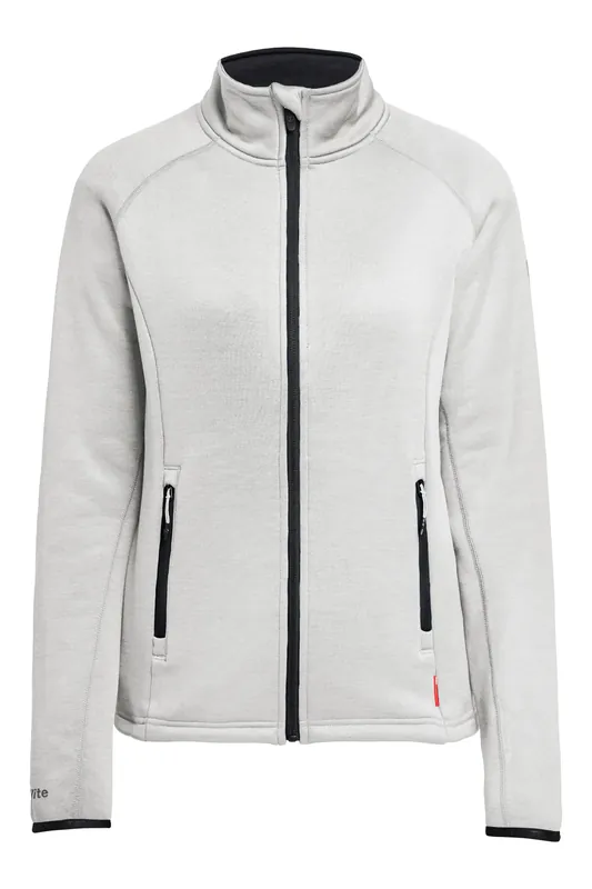 TXLITE MIDLAYER ZIP W LIGHT GREY Utförsäljning