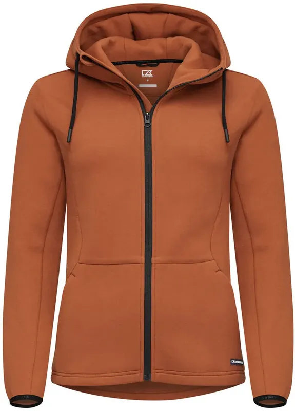 Köp nu PEMBERTON HOOD FZ WOMEN ORANGE RUST