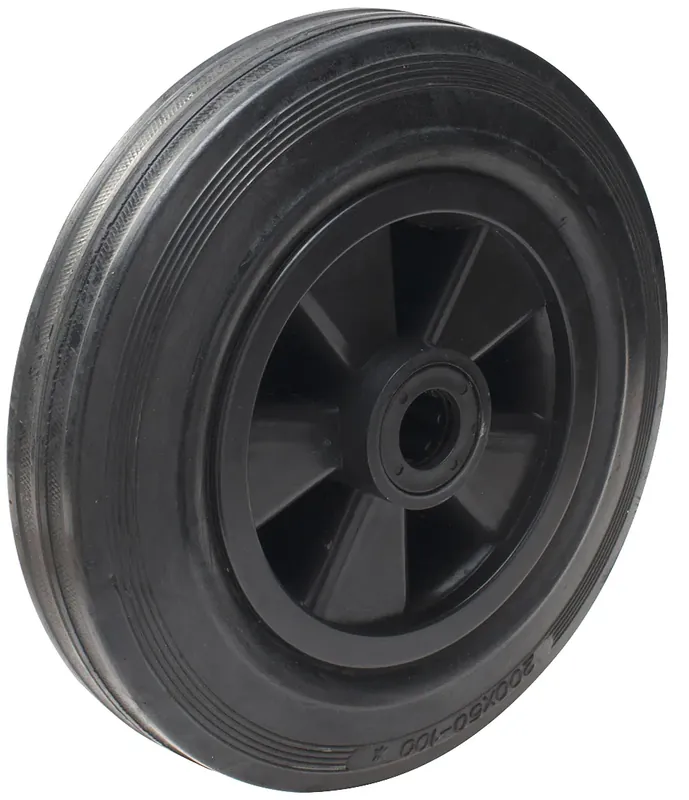 SVART GUMMIHJUL 100X27MM 70KG Kundfavorit