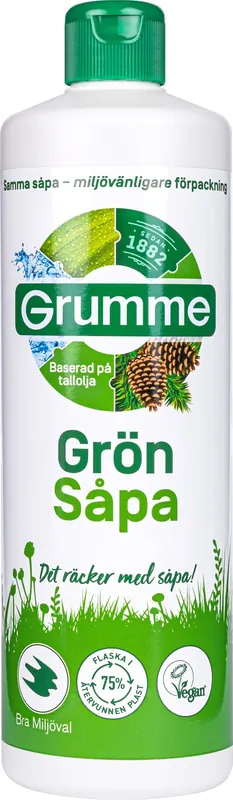 GRUMME SÅPA GRÖN 12X750ML Begränsad tid