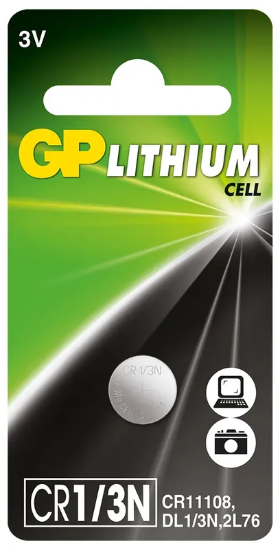 Nyhet BATTERI GP KNAPPCELL LITHIUM 3V CR1/3N/2L76 1-PACK