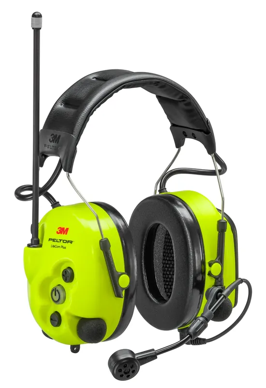 HÖRSELKÅPA 3M PELTOR LITECOM PLUS PMR466 HJÄSSBYGEL Snabb frakt