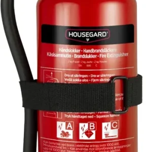 Expressleverans Brandsläckare Housegard 2 kg pulver Röd