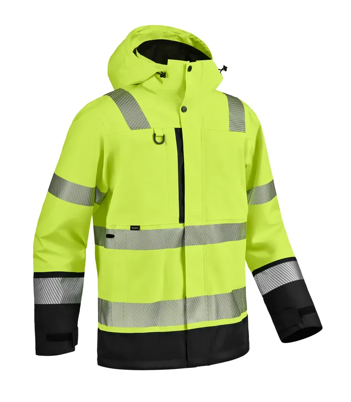 Billig SKALJACKA VARSEL SHIELD G343 GUL/SVART