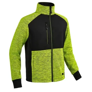 TRÖJA FULLZIP EXPLORE G233 GUL/SVART Snabb frakt