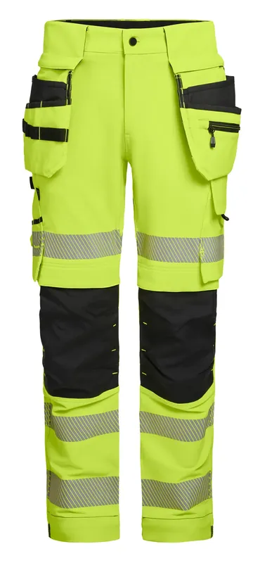 Endast denna vecka HANTVERKSBYXA STRETCH VARSEL ELEVATE G532 GUL/SVART
