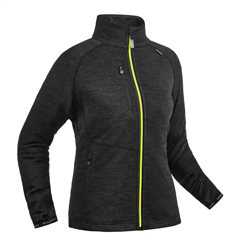 CARDIGAN ULVIK MERINO 8170 DAM GRÅMELANGE Snabb frakt