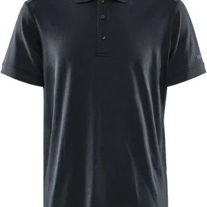 CORE BLEND POLO SHIRT M ASPHALT Sista chansen