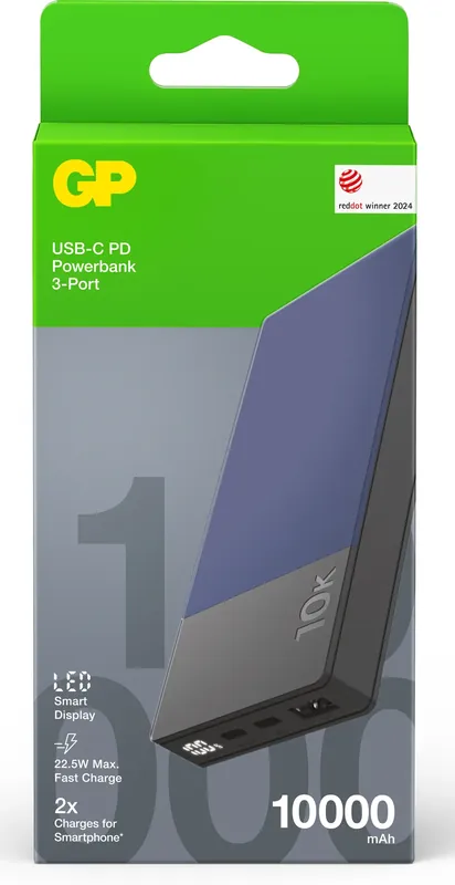 POWERBANK GP M2+ 10000 MAH BLUE Säker betalning