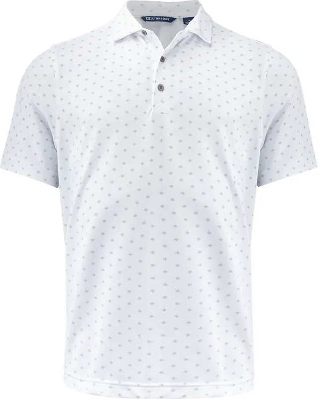 Begränsat antal VIRTUE POLO PRINTED MEN WHITE