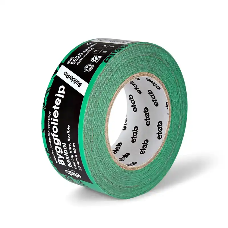 Billig BYGGFOLIETEJP 5525 60MMX25M GRÖN, SPLIT LINER