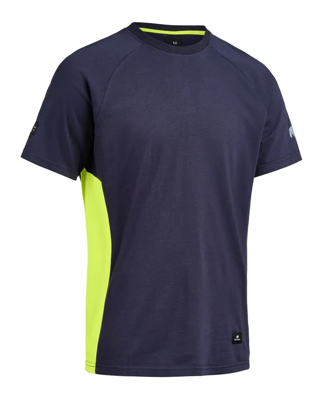T-SHIRT INHERENT PRESSURE 432-0 MARIN/GUL Kundfavorit