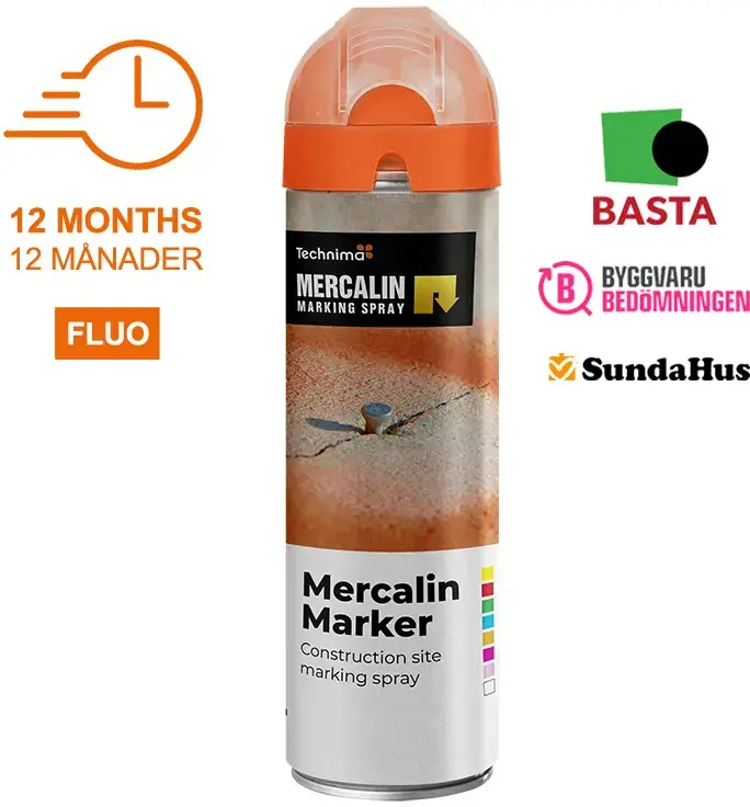 Trygg betalning MÄRKFÄRG MERCALIN MARKER 500ML ORA FL