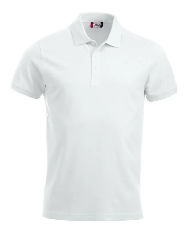 PIKÉ CLASSIC LINCOLN 028244 KORTÄRM VIT Kundfavorit