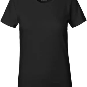 LADIES INTERLOCK T-SHIRT BLACK Snabb frakt