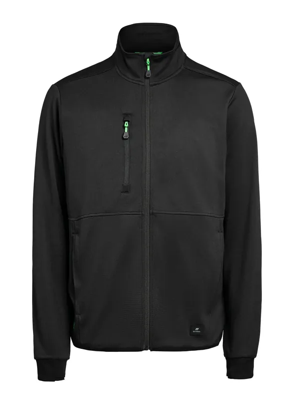 SWEATSHIRT FULLZIP NORDIC 426-0 SVART Rea