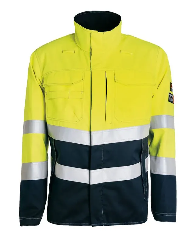 FLAMSKYDDAD JACKA 503588 KL 3 GUL/MARIN Billig