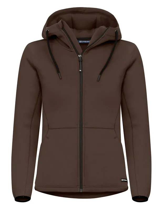 PEMBERTON HOOD FZ WOMEN DARK MOCCA Trygg betalning