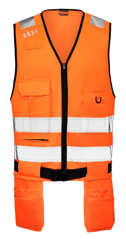 Expressleverans HANTVERKSVÄST VARSEL PR2 ORANGE