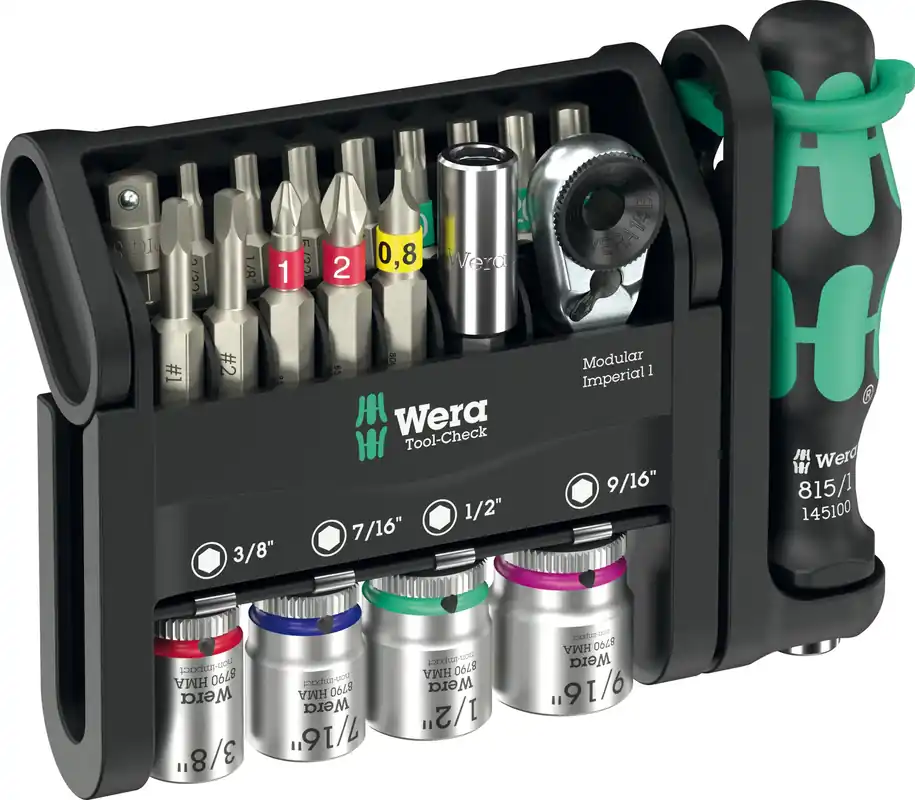 Erbjudande BITSSATS TOOL-CHECK MODULAR IMPERIAL 1, 21 DELAR