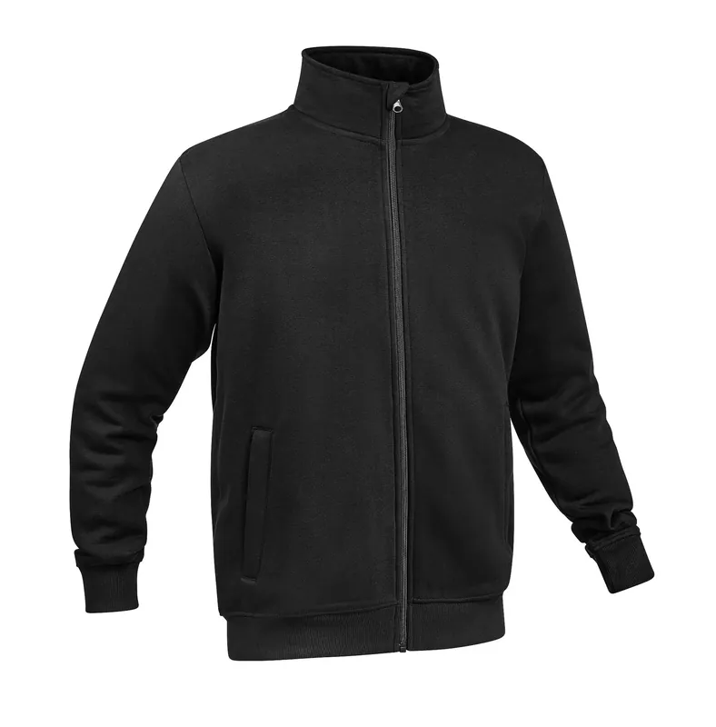SWEATSHIRT FULLZIP BASIC G1680 SVART Kundfavorit