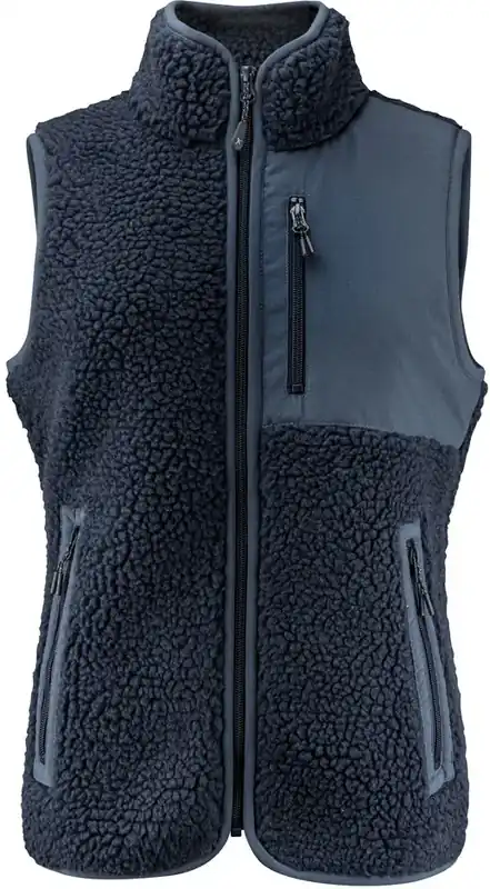 HARVEST KINGSLEY PILE VEST WOMAN NAVY Handla nu
