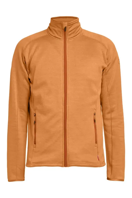 TXLITE MIDLAYE ZIP M DARK ORANGE Rea