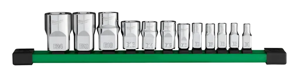 Begränsat erbjudande HYLSSATS E-TORX 1/4 3/8 1/2 12DEL