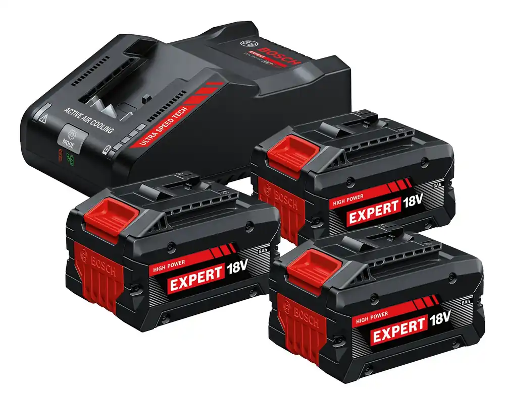Nedsatt pris BATTERISET 18V 3X8AH EXPERT EXAL18V-160