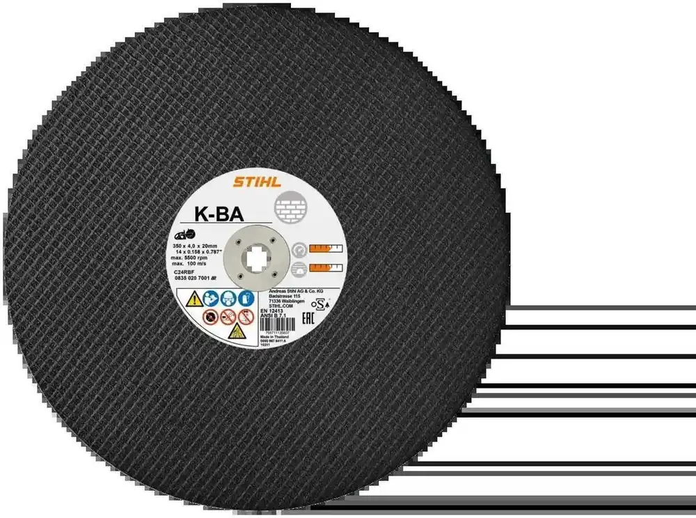 Outlet Kapskiva STIHL Fiberförstärkt Sten Ø 300 mm K-BA